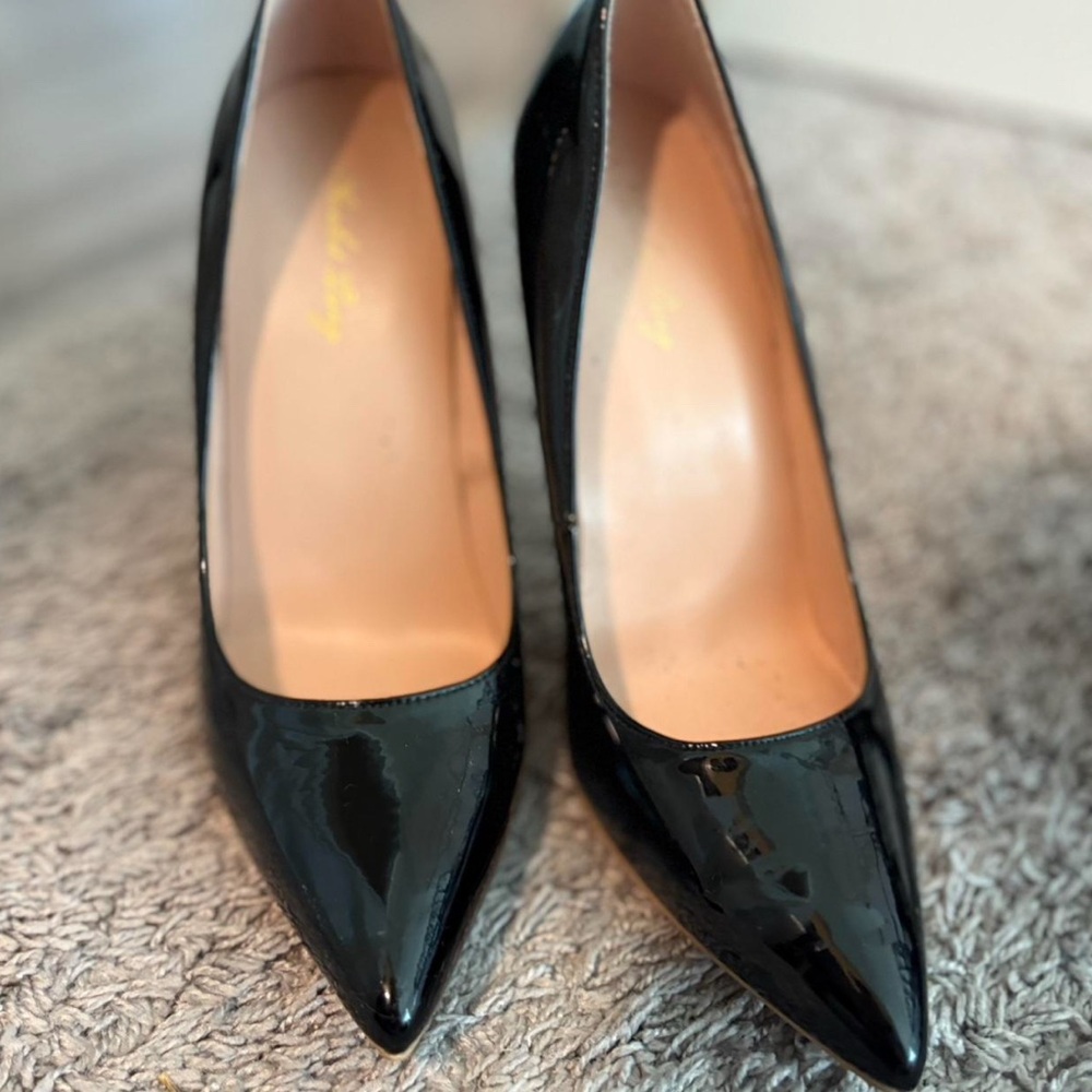Amazon Black Patent Leather Heels